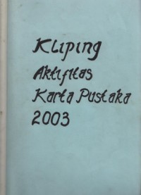 Kliping Aktifitas Karta Pustaka 2003