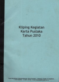 Kliping Kegiatan Karta Pustaka Tahun 2010