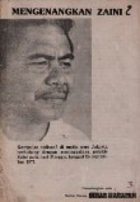 Mengenangkan Zaini