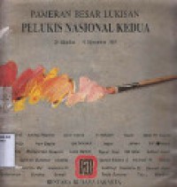 Pameran Besar Lukisan Pelukis Nasional Kedua 29 Oktober - 19 November 1989