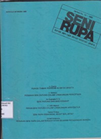 Berkala Seni Rupa No.13 - 1985