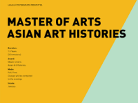 Master  Of Arts Asian Art Histories