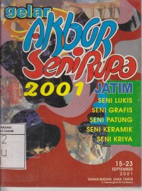 Gelar Akbar Seni Rupa 2001 Jatim