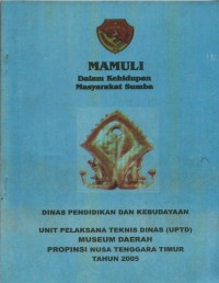 Mamuli: Dalam Kehidupan Masyarakat Sumba